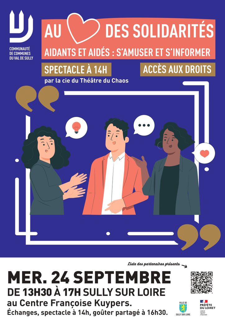 L’Udaf du Loiret participe au salon « Au cœur des solidarités » à Sully-sur-Loire, le 24 septembre 2025, sur le thème Aidants et Aidés.